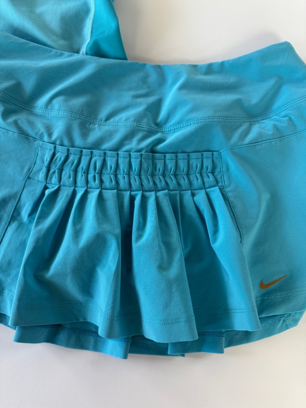 Nike Dri-Fit Blue & Gold Tank & Tennis Skirt Set - Picture 2 of 11